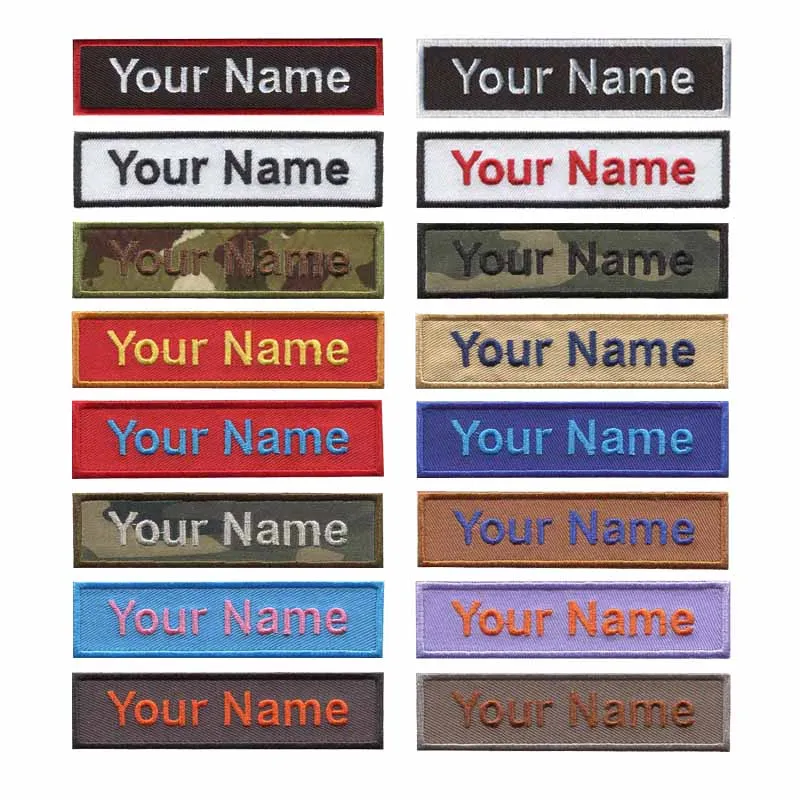 4 см в ширину ваше имя 16 видов цветов выбор изготовленная на заказ заплата вышивки