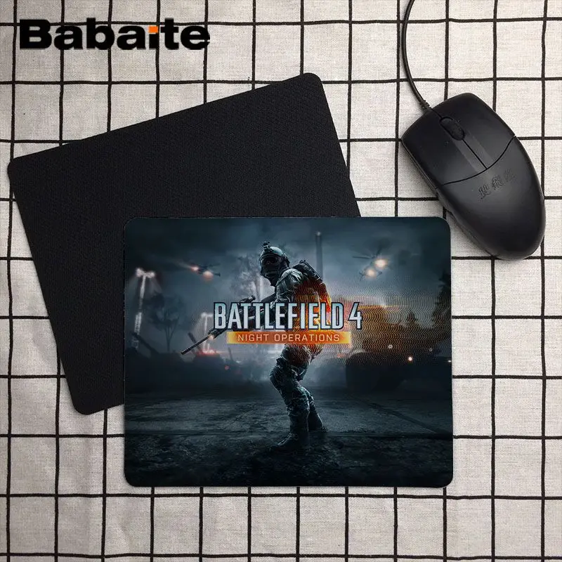18X22cm Babaite My Favorite Battlefield 4 Большой Коврик Для Мыши Компьютерный коврик Размер для 18x22 см 25x29 см резиновые прямоугольные коврики для мыши - Цвет: 18X22cm