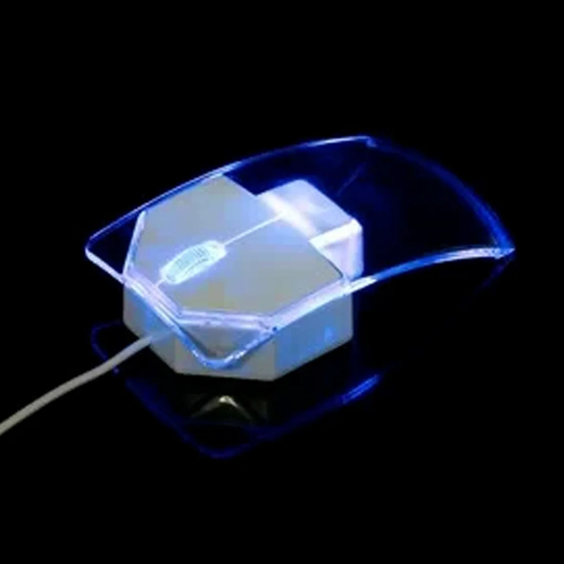 Etmakit NewestTransparent 1,3 м Проводная мышь тихий геймер Красочный светодиодный энергосберегающая светящаяся игровая мышь Мыши для настольного ноутбука