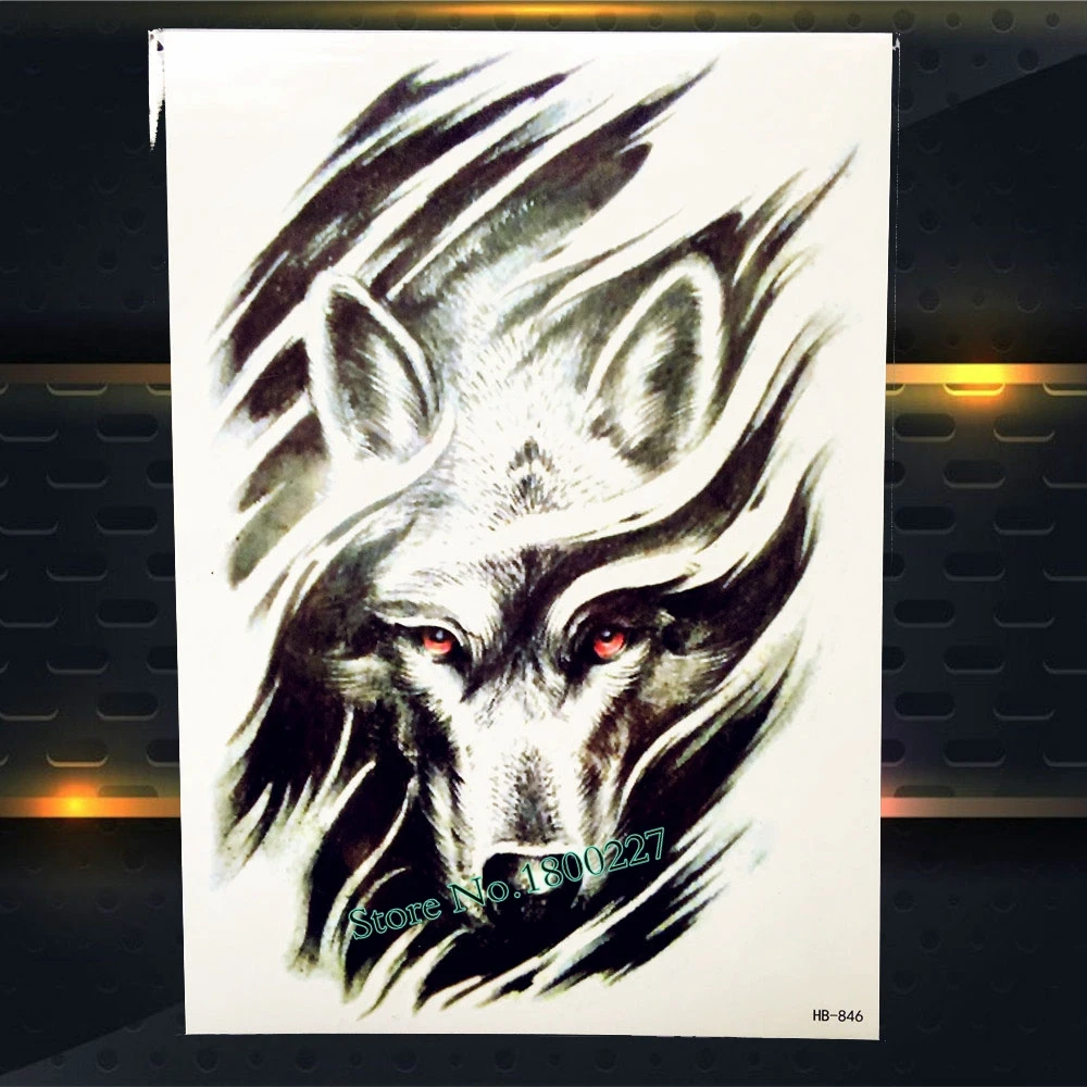 Индийский Племенной воин водостойкая тату наклейка раньше мужской тотем