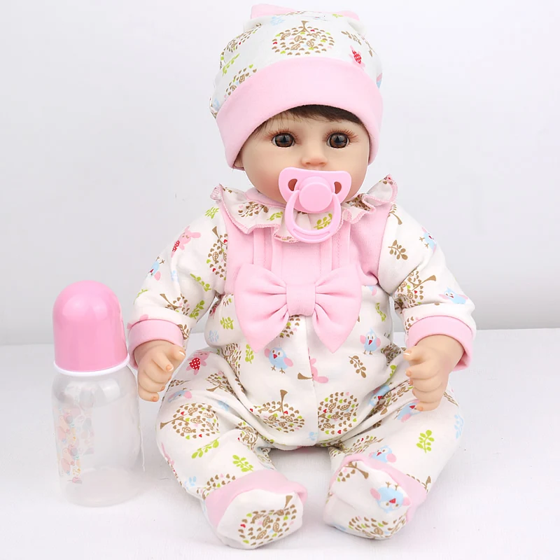 Силиконовая повязка на голову для новорожденных 18 дюймов 45 см|Куклы| |