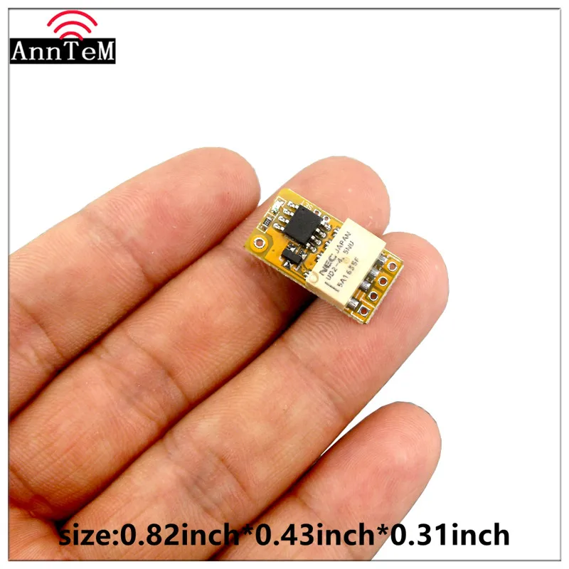 Бренд Anntem DC3.7V 4,5 V 5V 6V 7,4 V 9V 12V RF переключатель дистанционного управления реле 1CH мини беспроводной переключатель управления широкое рабочее напряжение
