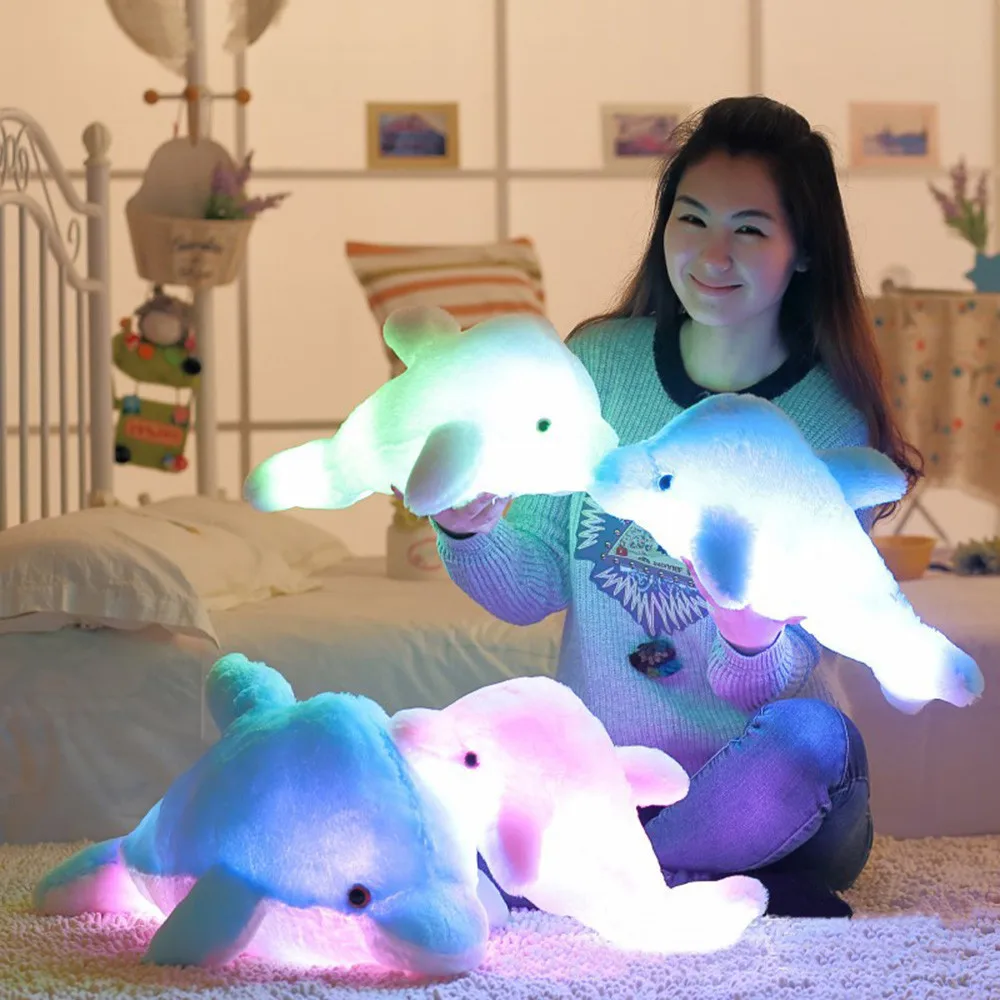Игрушки для детей и взрослых антистресс dolphin креативный дизайн светящаяся