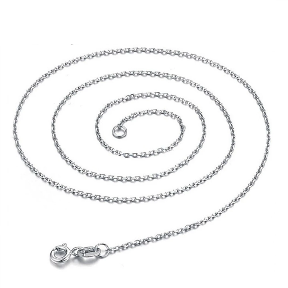 Flat Link Cable Sterling Silver Chain 925 16&quot/18&quot | Украшения и аксессуары