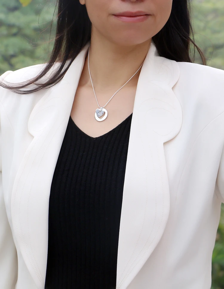 Новое женское украшение ожерелье с подвеской в виде сердца ожерелья