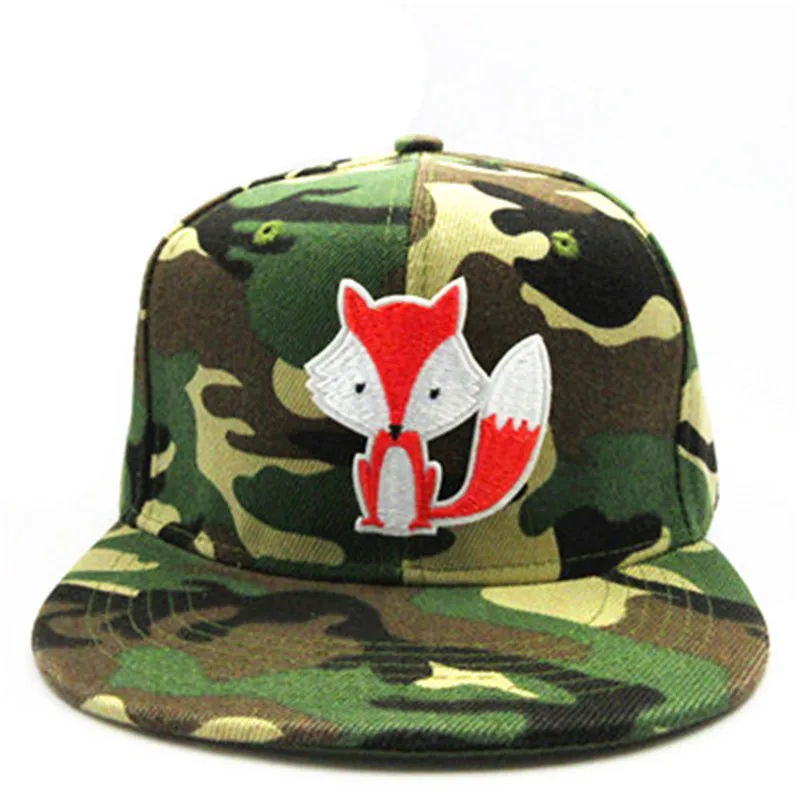 2019 мультяшная вышитая лисица хлопковая бейсболка в стиле хип хоп кепка
