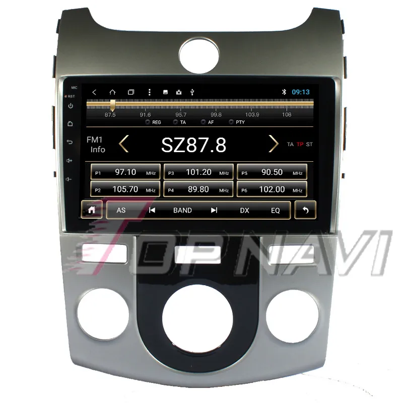 Topnavi Восьмиядерный Android 8 1 автомобильный магнитол плеер для KIA Fortec Cerato 2009 2010 2011 GPS