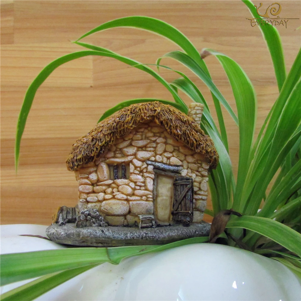 Коллекция на каждый день милый Мини Дом DIY Смола Фея Сад ремесло украшение