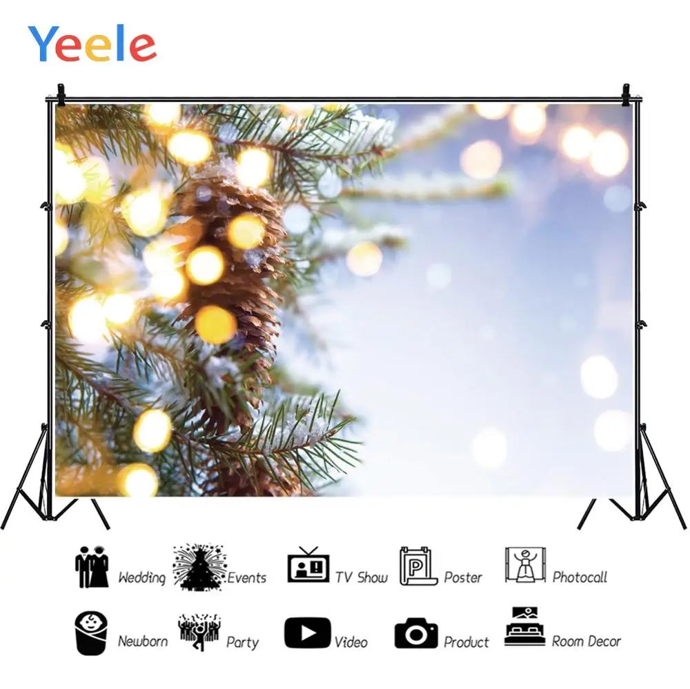 Yeele Декорации для вечеринки боке огни карнавал индивидуальные фоны фотосъемки