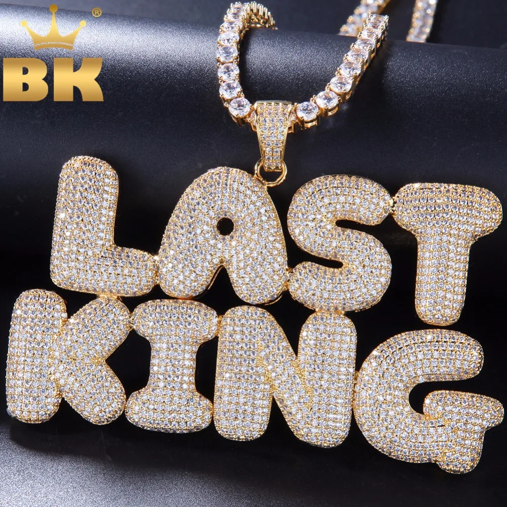 Ожерелье из искусственного циркония с буквами и именем фианитом 4 мм|Цепочки| |