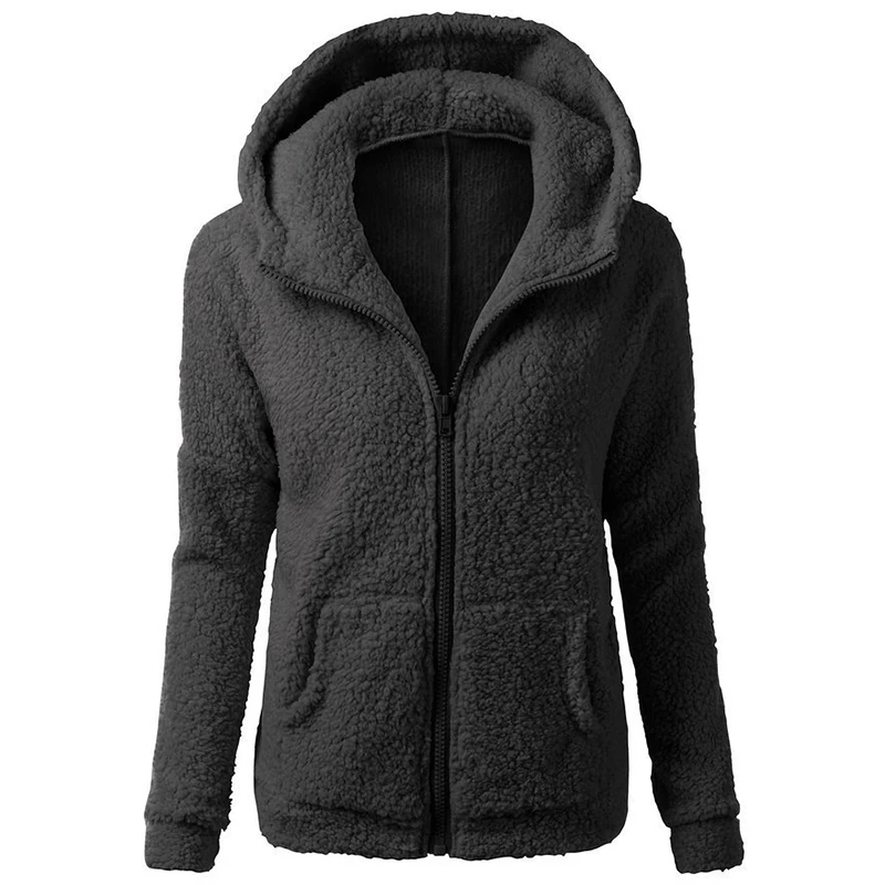 Weweya Plus Size 5XL Pink Sweatshirts Autumn Winter Women Hoodies Fleece Hooded Zipper Thicken Coat Outwear Jacket | Женская одежда