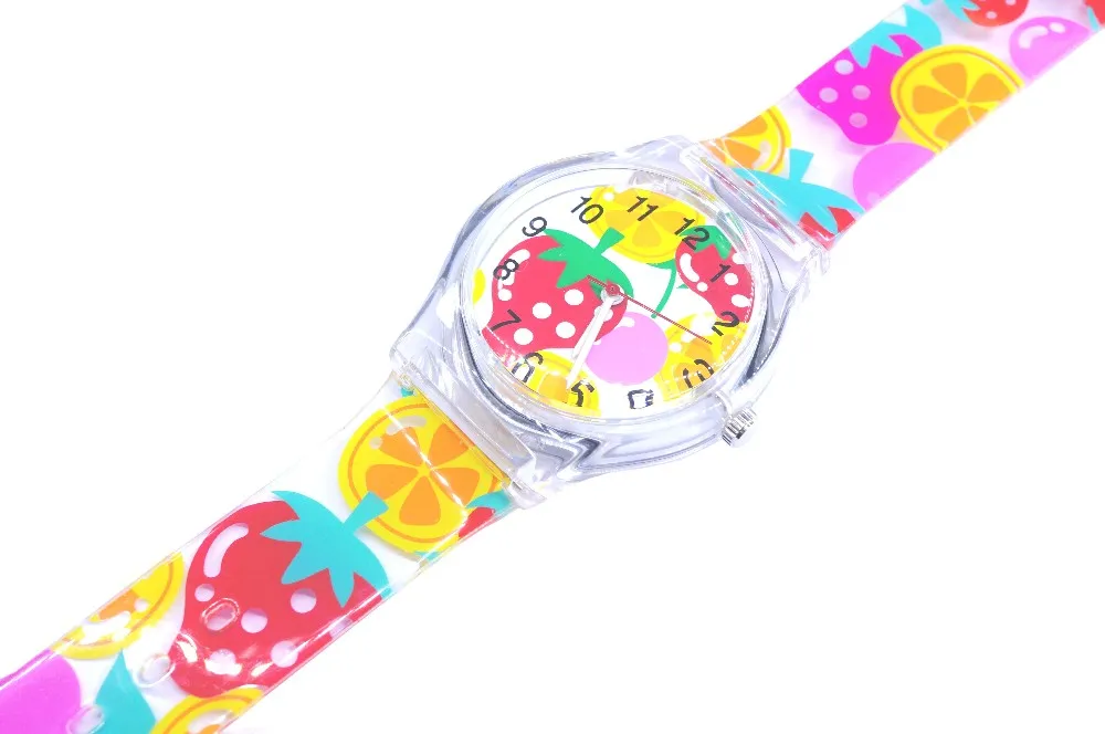 Женские часы WILLIS для девушек с фруктовым брендом желеобразные кварцевые