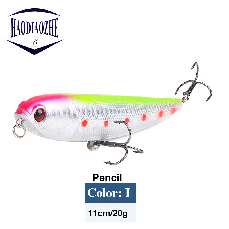 Карандаш Topwater Рыболовная Приманка 11 см 20 г Высокое качество Crankbait жесткая