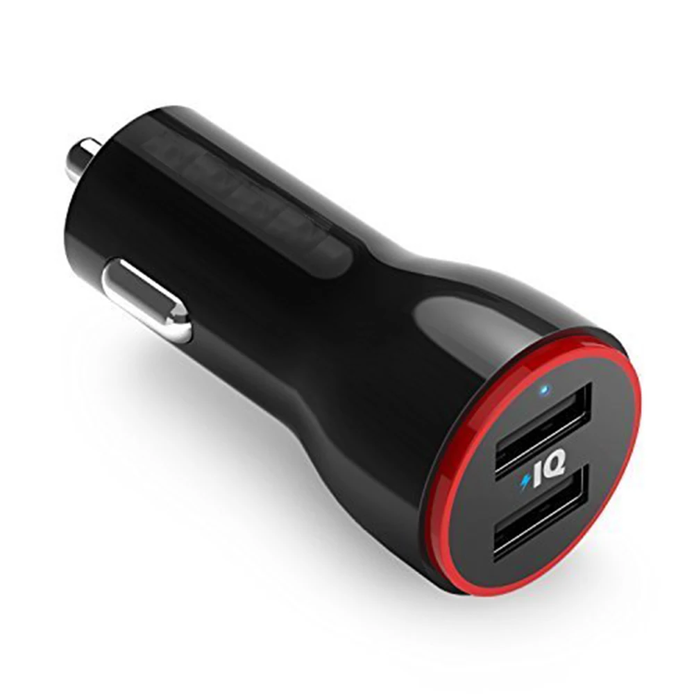 Автомобильный Зарядное устройство-адаптер с двумя USB Зарядное устройство 24 Вт PowerDrive 2 для iPhone X/8/7/6s/Plus iPad Pro/Air 2 mini Galaxy S7/S6/Edge/Plus