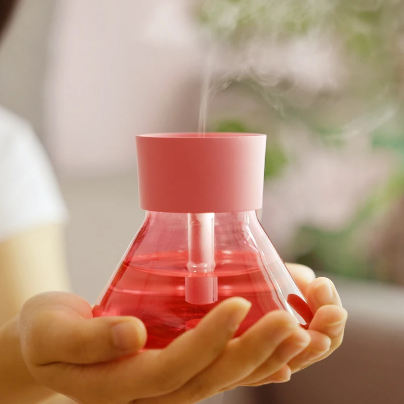 Красивый флакон для духов увлажнитель воздуха стеклянный USB мини настольный