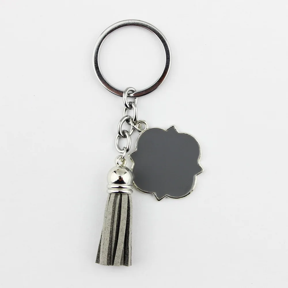 Женская эмалированная подвеска с кисточкой|monogram keychain|fashion keychainkeychain fashion |