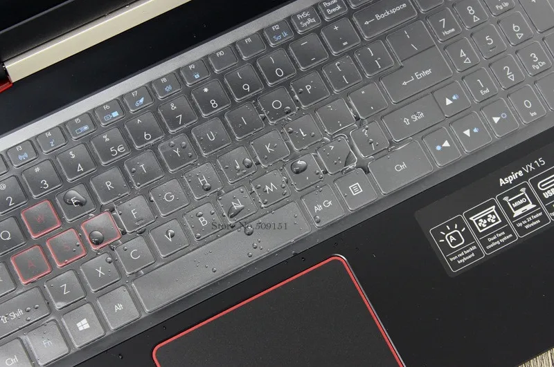TPU 15,6 дюймов для клавиатуры ноутбука из ТПУ защитный чехол для acer деталь нитро-двигателя Himoto Redcat 5 AN515 AN515-52 AN5 VX 15 VX15 VX5-591G V 17 игровой VN7-793G 17,3 - Цвет: TPU