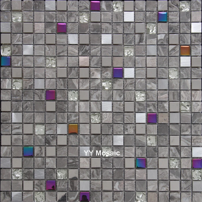 Мозаичная плитка из радужного стекла для кухни ванной душа гранита метро|stone tile|diy