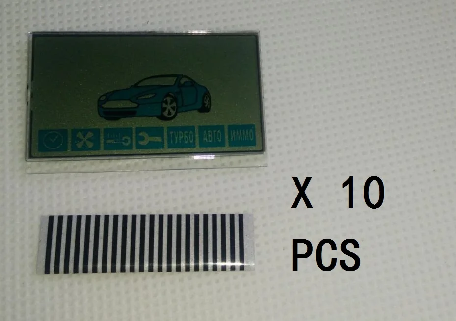 

10 pcs /lot A91 Lcd Display for Flexible Wiring Starline A91 Remote Control A91 Lcd Zebra Lines
