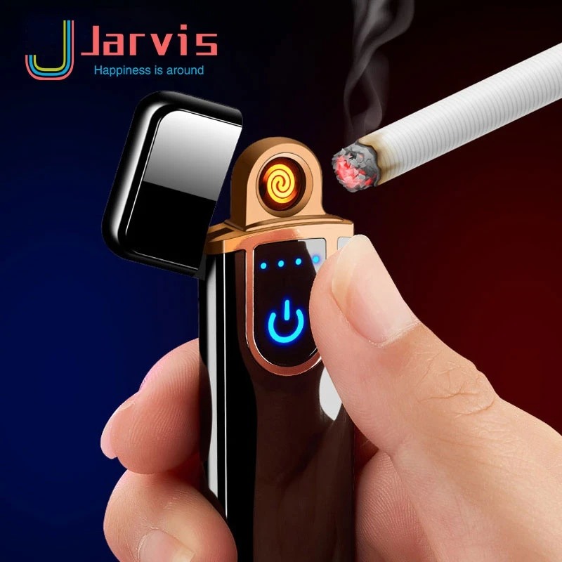 Мини умный электронный сенсорный экран с USB крутая Зажигалка интеллектуальная