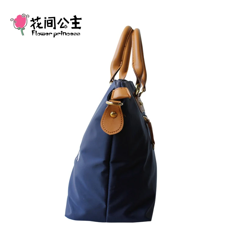 Женская сумка через плечо с цветочной вышивкой нейлоновая Кроссбоди ручками