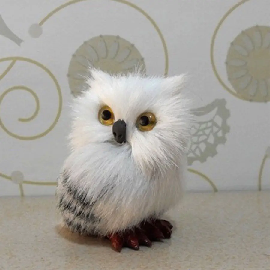 Креативная имитация снежно белого плюша Hedwig сова игрушка кукла праздничные
