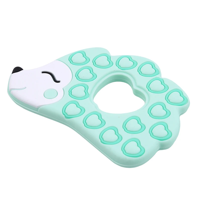 Мультяшный милый ежик Прорезыватель для зубов Детская Игрушка прорезыватель