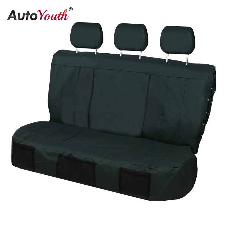 AUTOYOUTH чехлы для сидений автомобиля 3 цвета Чехлы для задних сидений прочная ткань Оксфорд автомобиль-Стайлинг подходит для большинства новых автомобилей аксессуары для интерьера - Название цвета: Green
