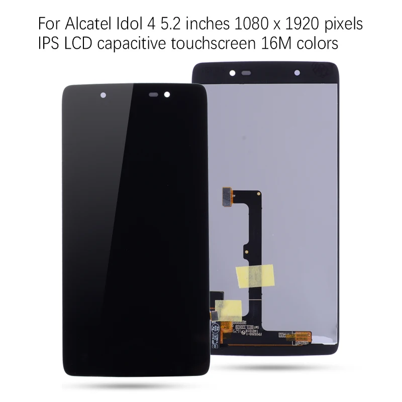 Дисплей для Alcatel Idol 4 OT6055 6055P 6055K LCD в сборе с тачскрином на рамке Оригинал