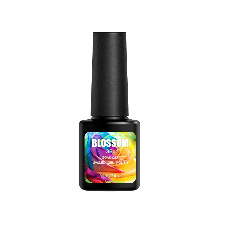 blossom gel polish Лак Ruhoya Прозрачный цветочный Гель-лак стойкий лак для ногтей Цветущий эффект цветочный Гель-лак впитывающийся УФ-клей для ногтей - Цвет: blossom gel polish