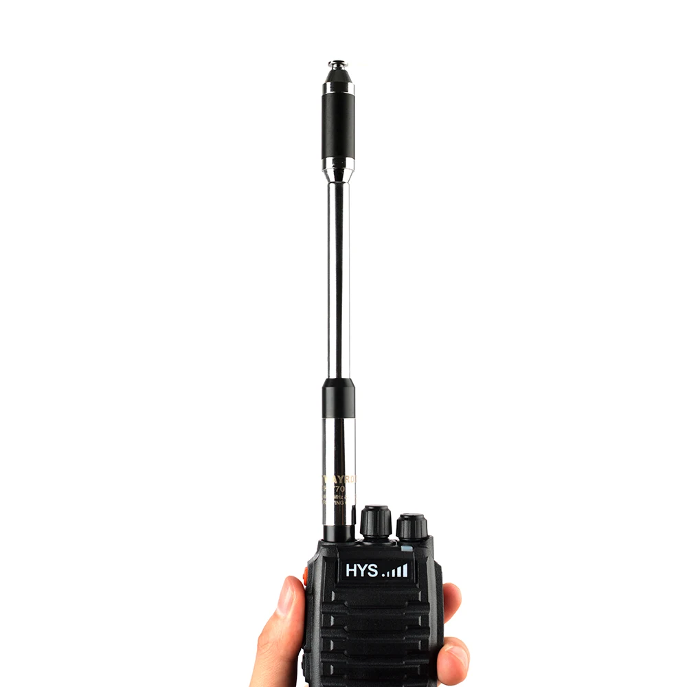 HYS RH770 sma женский Walkie Talkie антенны УКВ 144/430 мГц ветчина ручной два передающие
