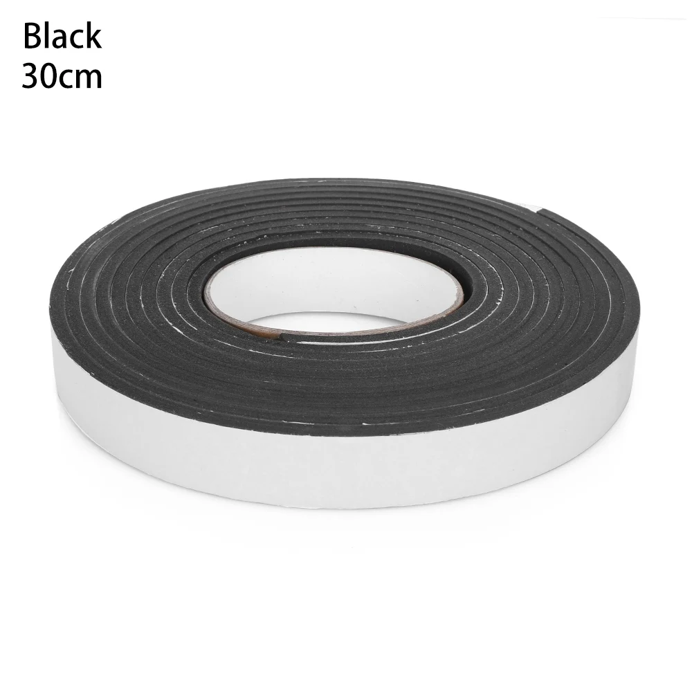 black-30mm 1 предмет; Новинка; Мягкая 5 м самоклеющаяся уплотнение для окна полоска для автомобильной двери Шум изоляционная Резина пыли уплотнительная лента оконные принадлежности - Цвет: black-30mm