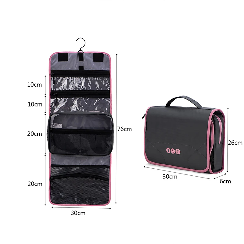 BAGSMART косметичка-портативный дорожный Органайзер косметический чехол для