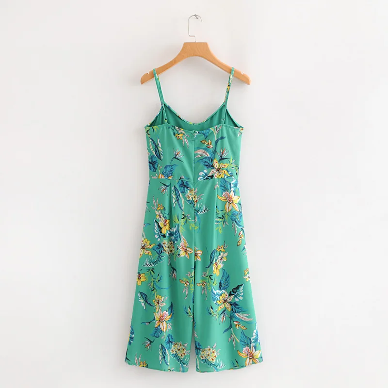 2018 г. летние пикантные лук Спагетти ремень спинки Для женщин комбинезон уличной