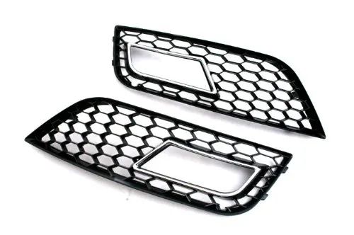 Хромированная решетка противотуманной фары для Audi A4 B8 Facelift (B8.5) (не S-line или S4 bumper) |