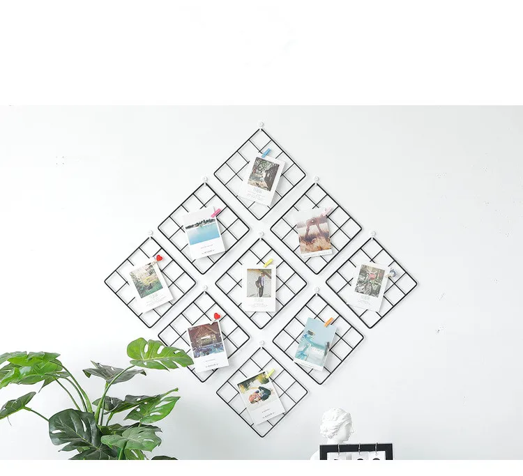 1 шт. скандинавские металлические сетки настенные фото фотографии открытки
