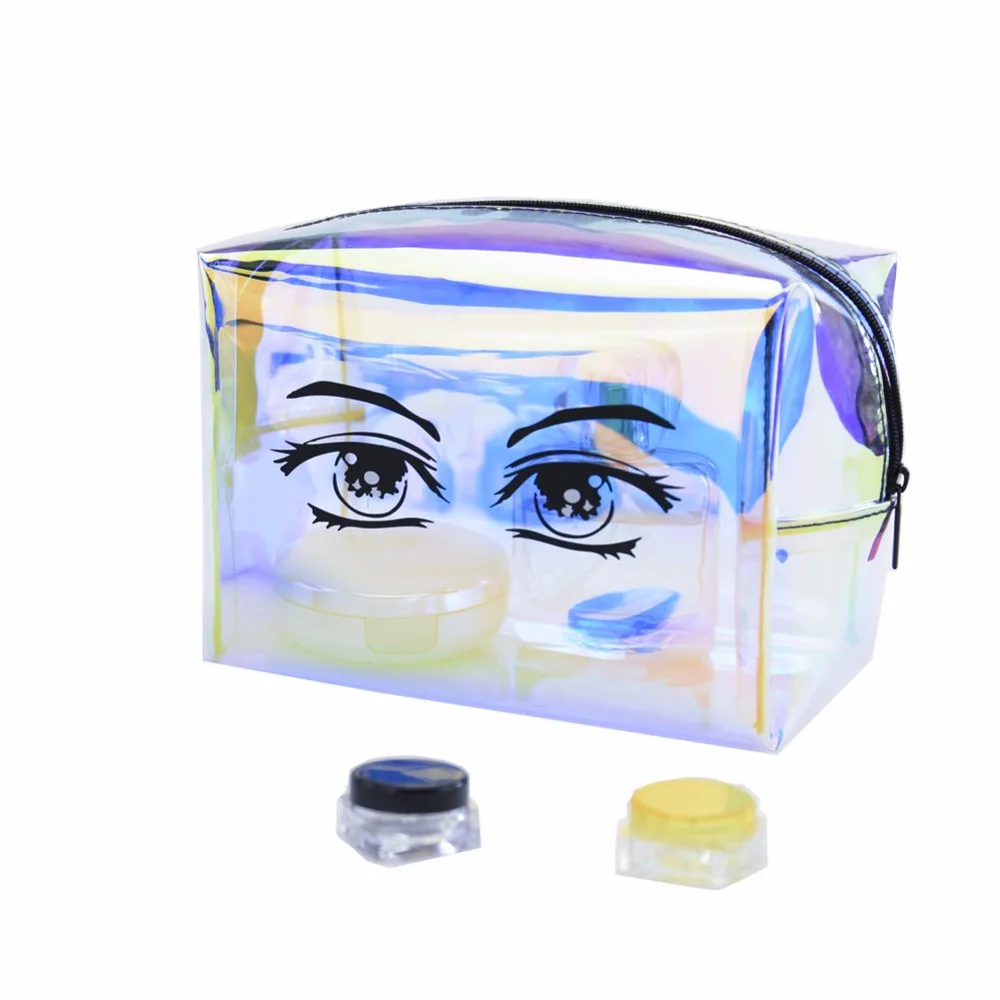 DEZEMIN голографическая косметичка для девочек органайзер косметики | Багаж и сумки