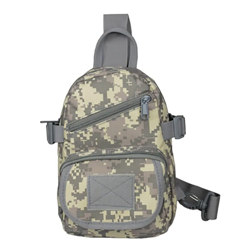 Наружная камуфляжная нагрудная сумка может быть висячим карманом