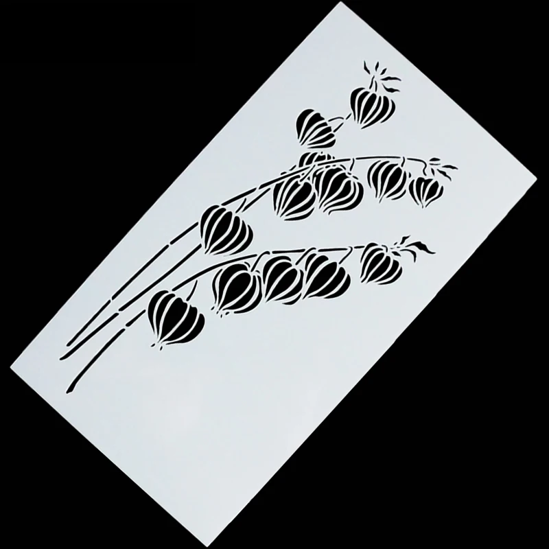 Фонарь цветок искусственное украшение кофейное печенье шаблон печать трафарет