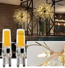 Светодиодный прожектор 9 Вт, 12 Вт, 15 Вт, светодиодные лампы G9 COB 220 В GU4.0 12 В G4, светодиодная лампа холодного белого света