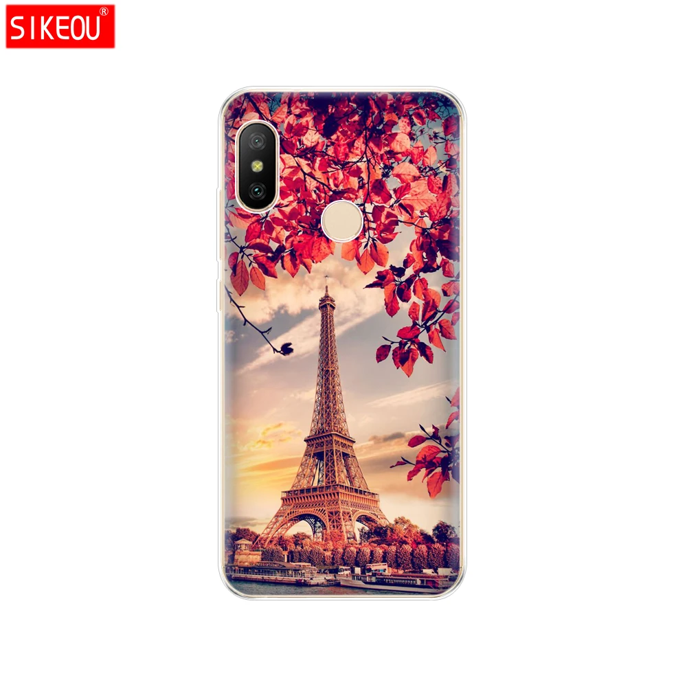 12071 Силиконовый чехол для Xiaomi mi A2 LITE, чехол с полной защитой, мягкая задняя крышка из ТПУ, чехол для телефона s для Xio mi A2 LITE, бампер, чехол с котом - Цвет: 12071