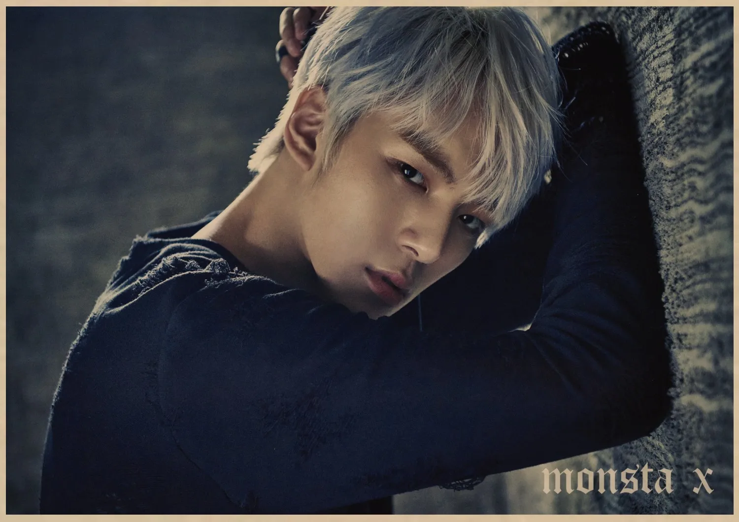 Ретро MONSTA X плакаты Корейская группа крафт-бумага плакаты четкое изображение принты наклейки на стену украшение дома художественный плакат подарок A1