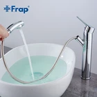 Frap выдвижной смеситель для раковины для ванной комнаты латунный Смеситель для воды для раковины с одной ручкой хромированный смеситель для ванной Y10114