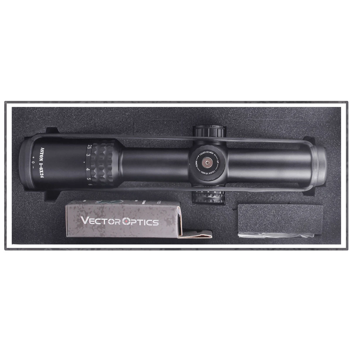 Оптический прицел ведущей марки Vector Optics тактический Aston 1 6x24 CQB с сеткой BDC для