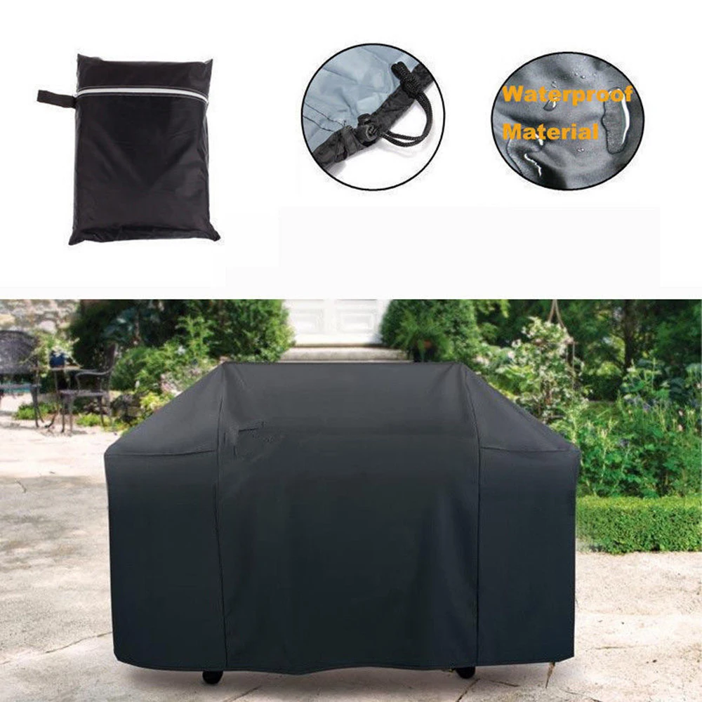 

145*61*117CM Waterproof BBQ Cover Outdoor Rain Barbecue Grill Protector For Gas Charcoal Barbeque Grill Anti Dust Shield