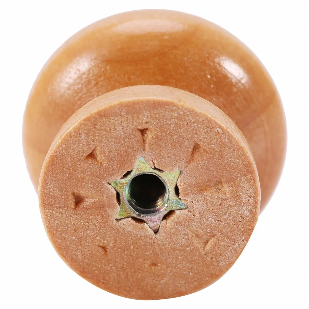 10 шт./лот 3 размера натуральный деревянный шкаф выдвижная ручка для шкафа дверная