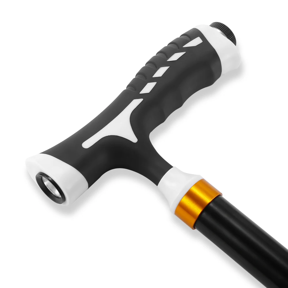 ALB8002 2 открытых складное из алюминиевого сплава растягивающийся альпеншток с