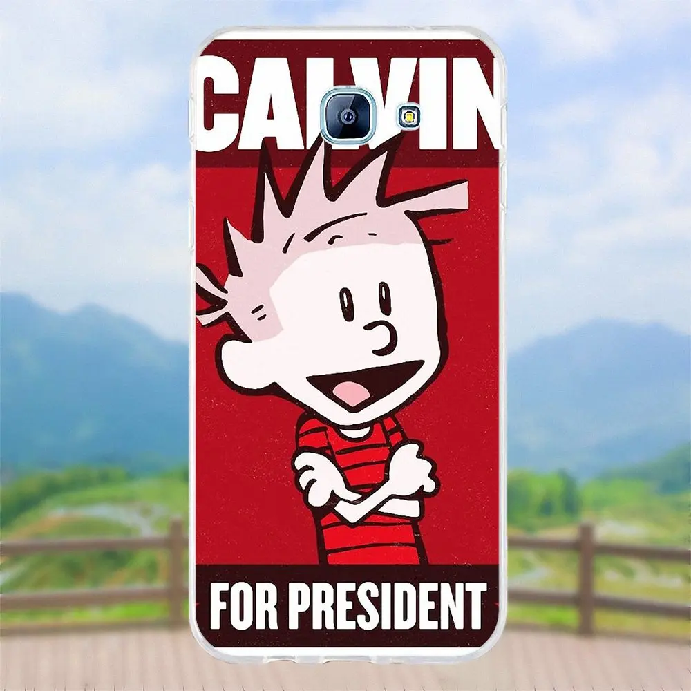 Vvcqod мягкие термополиуретановые Чехлы Capa Calvin и Гоббс для Samsung Galaxy A3 A5 A7 J1 J2 J3 J5 J7 2015