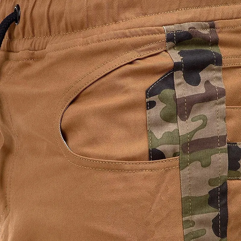 Тонкие летние мужские камуфляжные повседневные брюки HEFLASHOR спортивные карго в