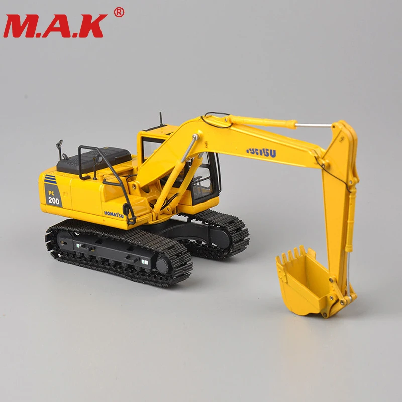 Литье под давлением KOMATSU 1/50 масштаб PC200 экскаватор грузовик модель автомобиля игрушечный сплав литье под давлением модель Инженерная машина для сбора